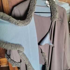 The Look winter shawl and under shirt
